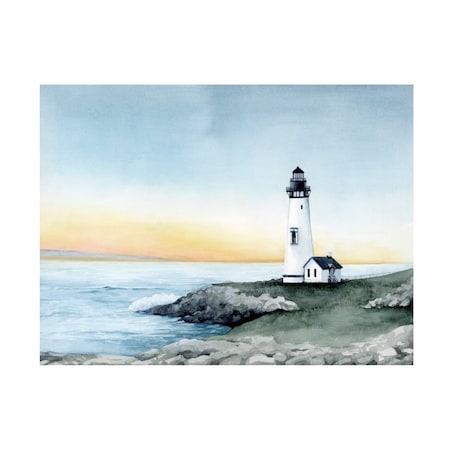 Grace Popp 'Lighthouse Bay II' Canvas Art, 35x47